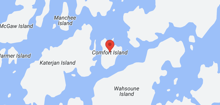 map of 16 COMFORT ISLAND (KAWIGAMOG) ISLAND